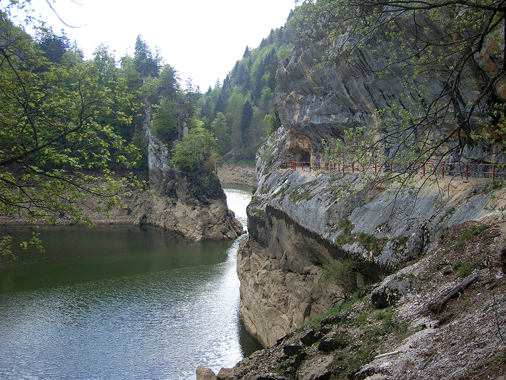 Parc du Doubs zwischen Lac des Brenets und Lac de Moron
